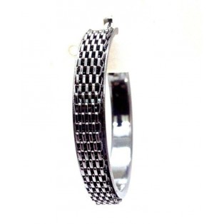 THE SHINY CIRCLE Hoop Earrings Jewelry Women Dangle Omega Back Classy Fashion 1